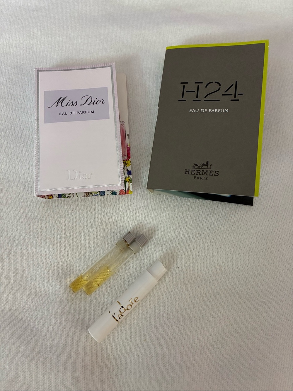 NIP 3 Pk Fragrance Samples Dior Hermes